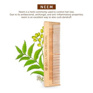 Buy now, 100% Orginal neem wood comb and handmade neem wood comb - Jivan Herbal.